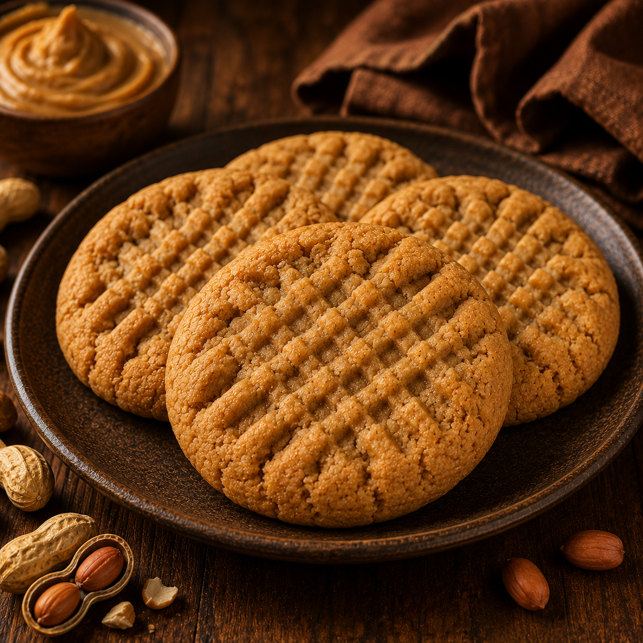Rustic Peanut Butter Cookie